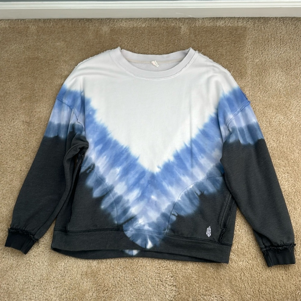 Free People Movement Tie Dye Crewneck